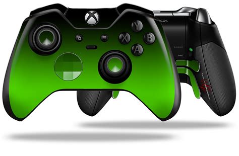 Xbox One Elite Wireless Controller Skins Smooth Fades Green Black
