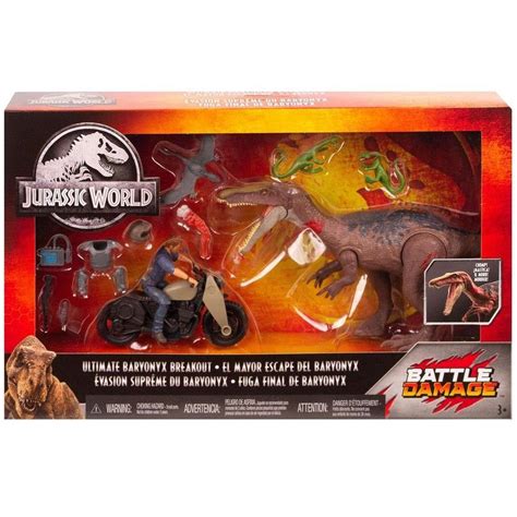 Jurassic World Fallen Kingdom Battle Damage Ultimate Baryonyx Breakout