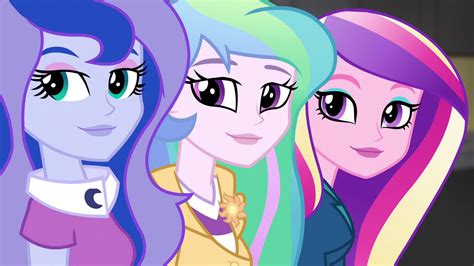 Image Celestia Luna And Cadance Look At Wondercolts Eg3png My