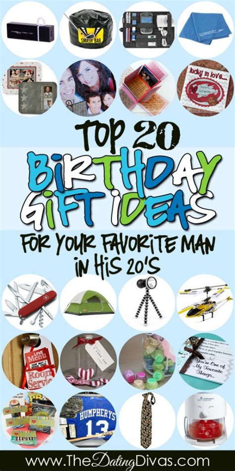 Which is the best gift for boyfriend on his birthday. Birthday Gifts for Him in His 20s - The Dating Divas