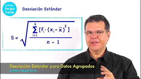 Desviación Estándar Para Datos Agrupados Youtube