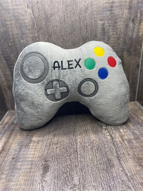 Personalized Video Game Controller Pillow Gamer Pillow Gamer Etsy