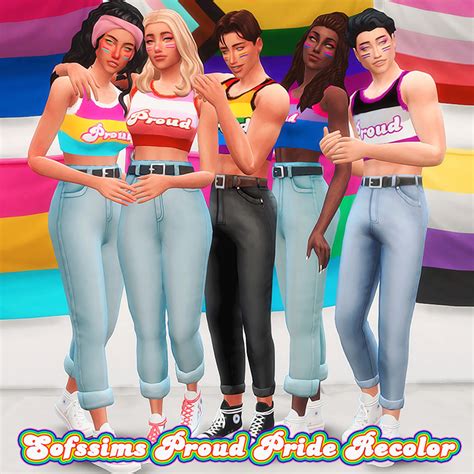 Lgbtq Pride Cc The Sims 4 Pride Month Cas Sims 4 Sims Sims 4 M