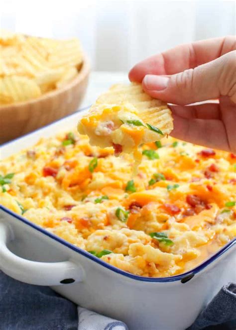 Loaded Baked Potato Dip Barefeet In The Kitchen