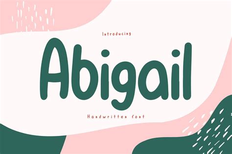 Abigail Font By Brown Cupple Fonts · Creative Fabrica