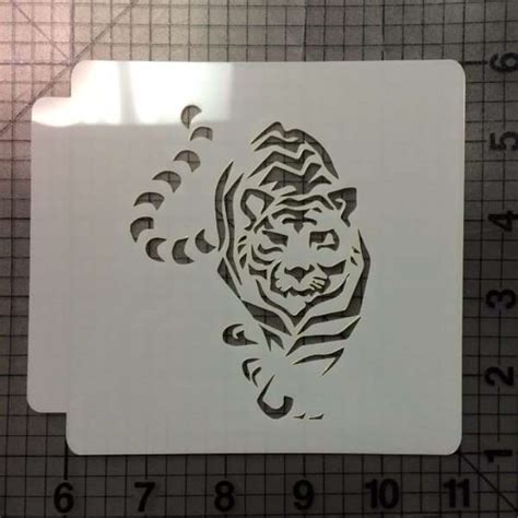 Tiger 100 Stencil JB Cookie Cutters