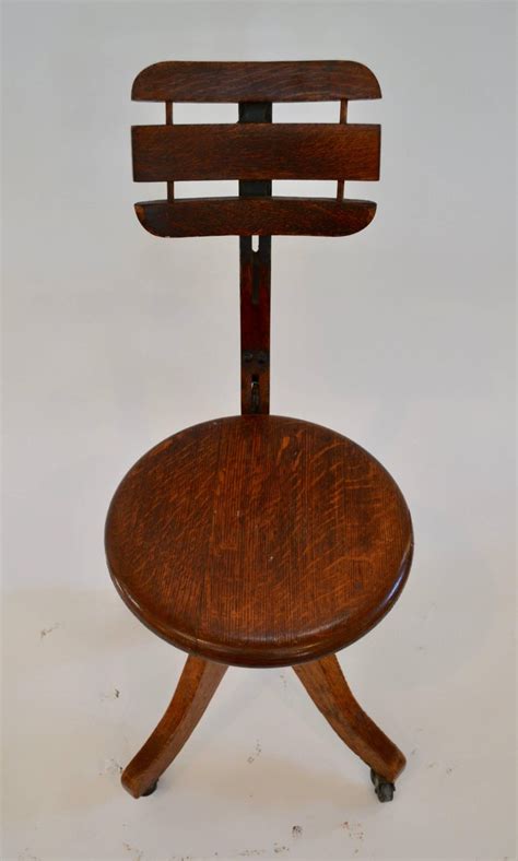 Ca Cook Co Stenographertypewriter Chair Patented 1897 At 1stdibs