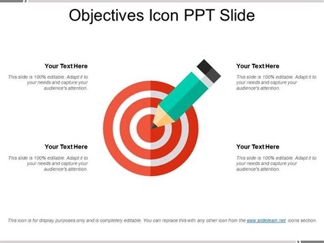 Objectives Icon Ppt Slide Powerpoint Slide Images Ppt