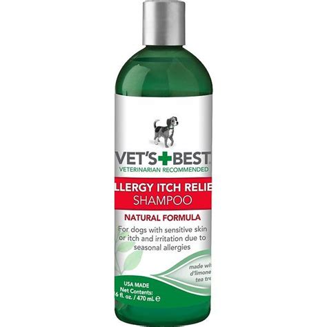 Vets Best Allergy Itch Relief Dog Shampoo Is Great For Dogs With Itchy