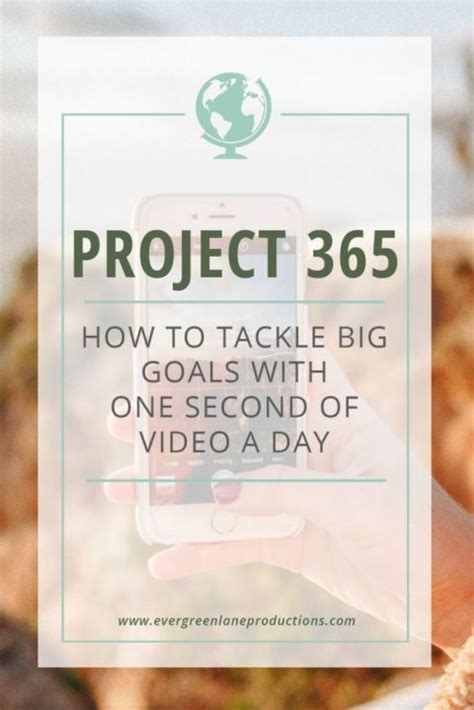 You pay yourself money, you take your chances. Project 365: How to set big goals with one second of video a day | Video, Traveling by yourself ...