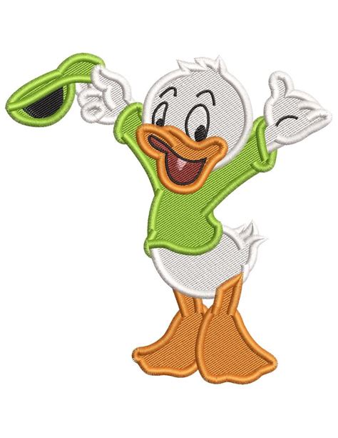 Huey Dewey And Louie Fill Embroidery Design 02 Instant Etsy