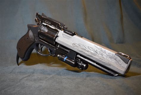 Destiny Hawkmoon Hand Cannon Revolver Unfinished 3d By Laellee