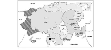 Mapa Del Estado Lara Y Sus Municipios