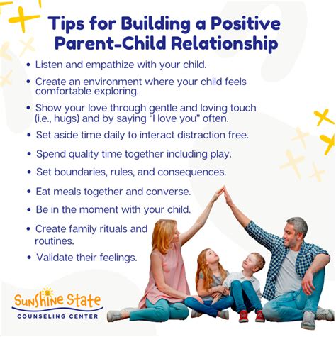 Building A Positive Parent Child Relationship Sunshine State