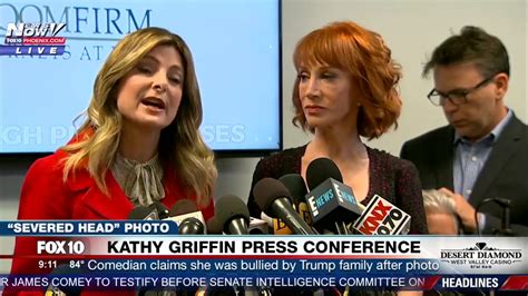 Kathy Griffin Press Conference Bullied By The Trumps And The