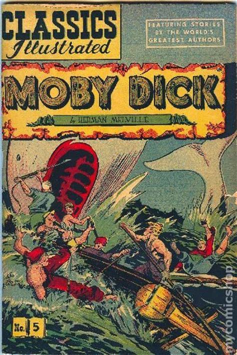 In a comic book form. Gilberton Company - Classics Illustrated # 5 Moby Dick HRN ...