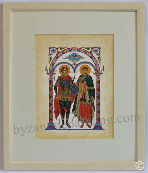 Byzantine Icon Painting Purchase Authentic Manually Painted Orthodox