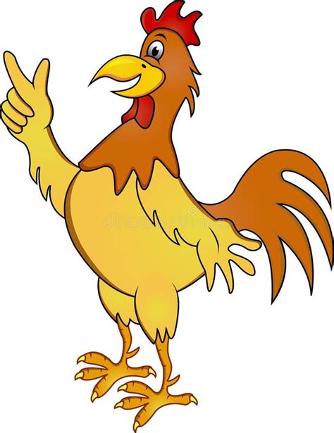 Funny Rooster Cartoon Stock Vector Image Of Morning 23781775