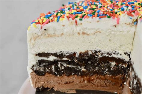 easy ice cream cake recipe just 5 ingredients this delicious house