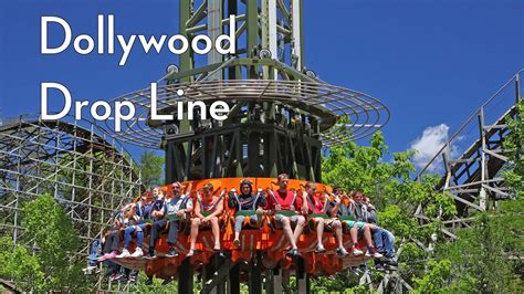 Tower Rides Drop Line At Dollywood 2017 Funtime Youtube