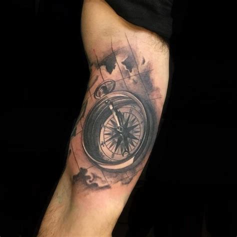 Classy Compass Travel Tattoo Stylish Travel Travel Tattoo Tattoos