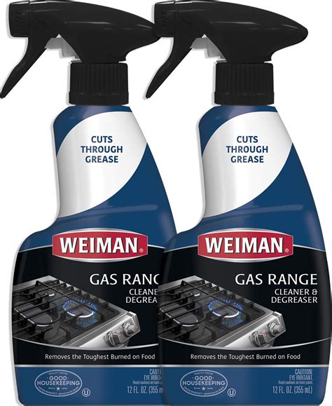 Cleaning the stovetop is easy! Weiman Gas Range Cook Top Cleaner and Degreaser - 12 Ounce ...