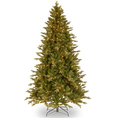 Feel Real Avalon Spruce Hinged Pre Lit Christmas Tree