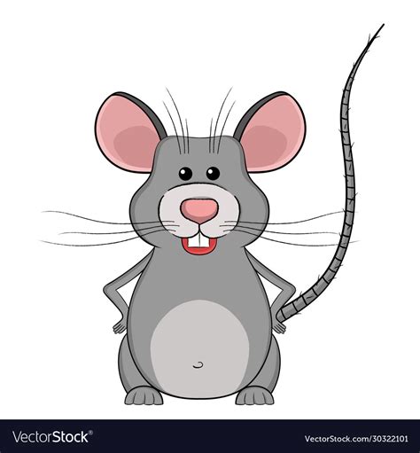 Fat Rat Royalty Free Vector Image Vectorstock