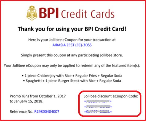 Accept credit cards wherever you are: Free Jollibee Chicken Joy with your BPI Credit Card (Promo 2017) - Para sa Pinoy