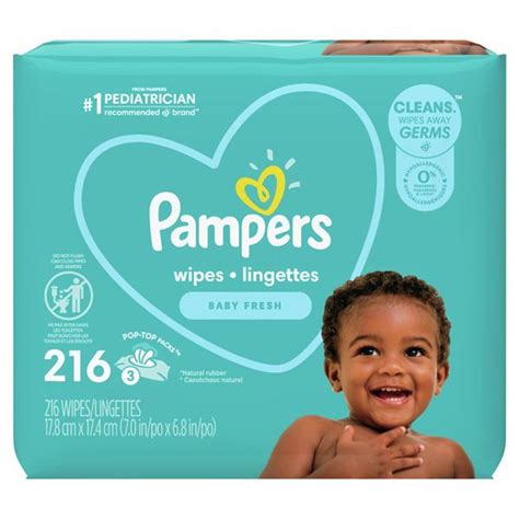 Pampers Complete Clean Baby Fresh Scent Baby Wipes Hy Vee Aisles
