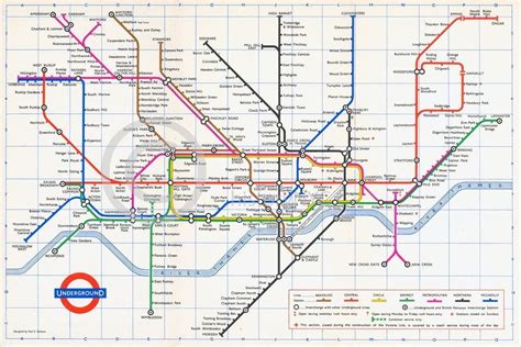 Underground Subway Map London Train Maps