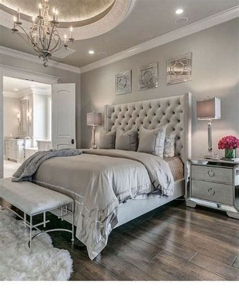 Cool Master Bedroom Ideas With Grey Headboard References Otolama