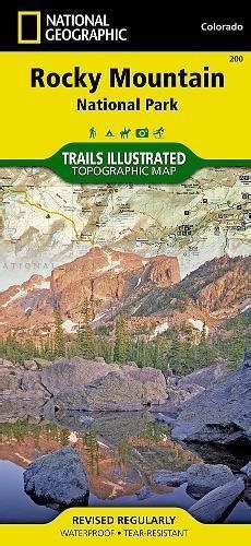 Rocky Mountain National Park National Geographic Trails Illustrated