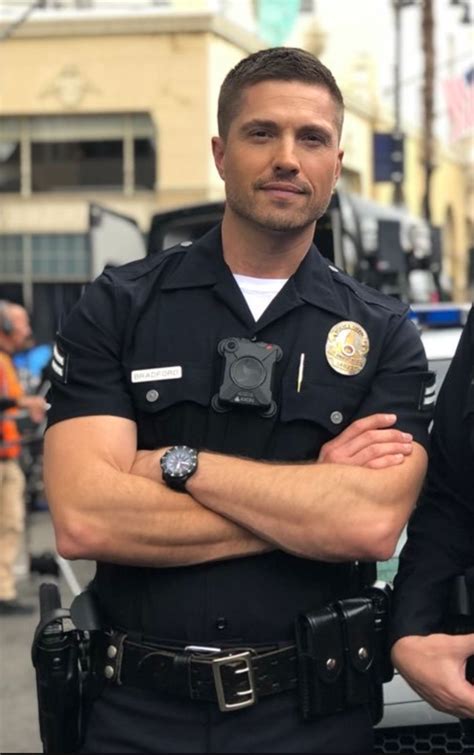 Theres Something About A Man In Uniform The Rookies Eric Winter Daily Fashion And Style