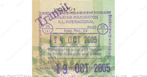 Multiple entry visa (m.e.v) for foreigners. « Malaysia Entry (Transit) » Pakistan : Separated Page ...