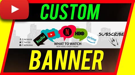 How To Create Youtube Channel Banners Youtube