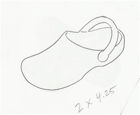 Free shipping on online orders over $44.99. Croc Shoe Drawing at PaintingValley.com | Explore ...