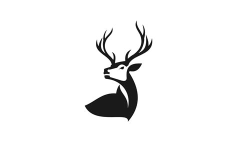 Deer Head Creative Design Logo Vector Graphic By Deemka Studio