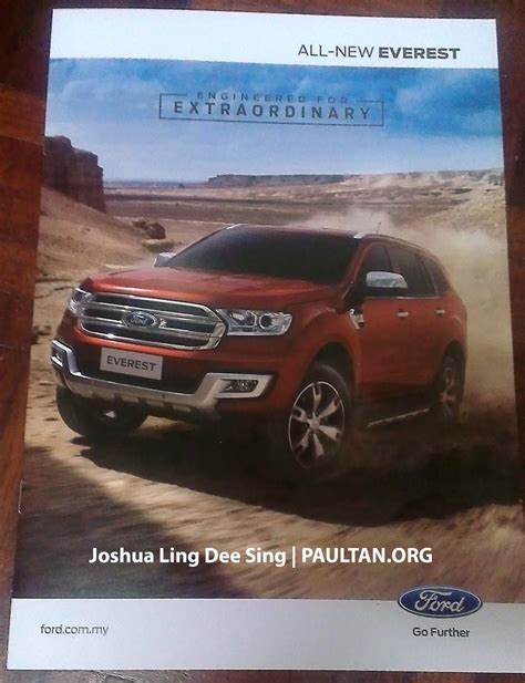 Ford everest offroad glass house mountains. 2016 Ford Everest Malaysian brochure reveals two variants ...