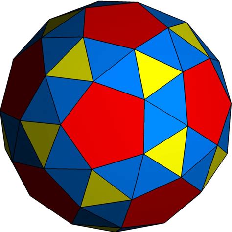 Uniform Polyhedron Geometry Truncated Icosidodecahedron Archimedean