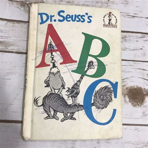 Dr Seuss Accents Vintage963 Dr Seusss Abc Childrens Book First