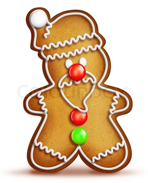 69,674 cookie clip art images on gograph. Cartoon Gingerbread Santa Cookie | Stock image | Colourbox