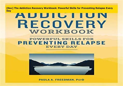 Pdf The Addiction Recovery Workbook Powerful Skills For Preventing