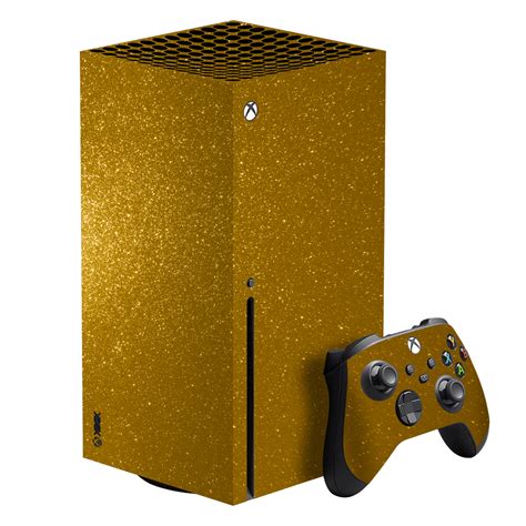 Xbox Series X Diamond Gold Skin Wrap Easyskinz