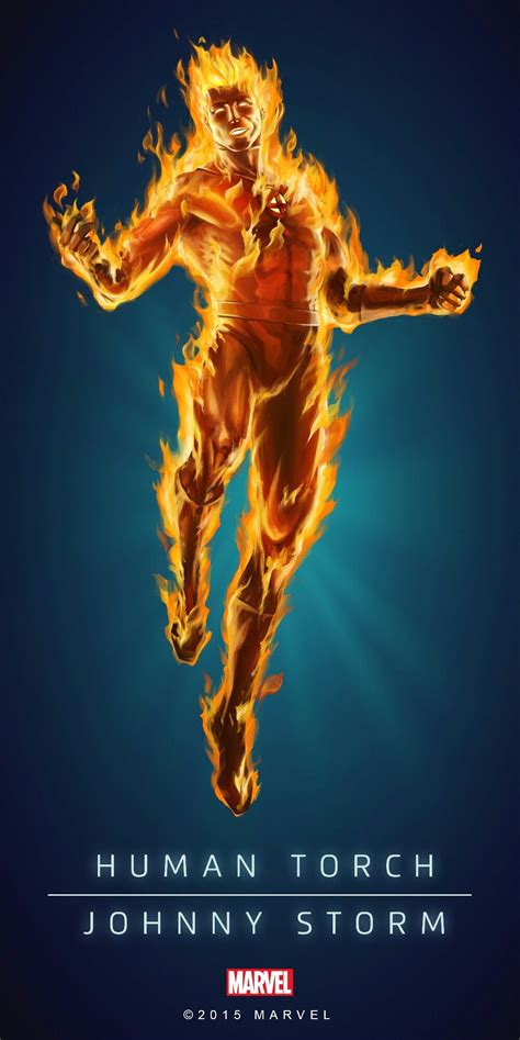 The Human Torch In Puzzlequest Marvel Comics Superheroes Marvel