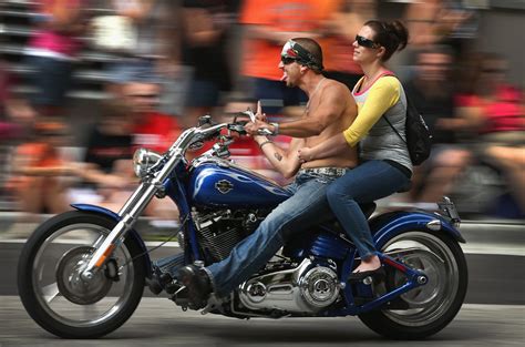 Thousands Of Riders Gather For Harley Davidsons 110th Anniversary