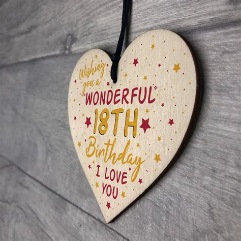 It may well be your 18th birthday but it's actually the first birthday of your adulthood. 18th Birthday Card For Daughter Best Friend Sister Gifts Heart