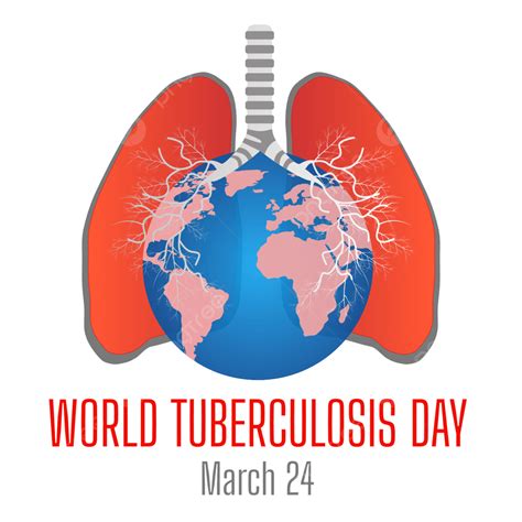 Día Mundial De La Tuberculosis El 24 De Marzo Con Un Símbolo De Los