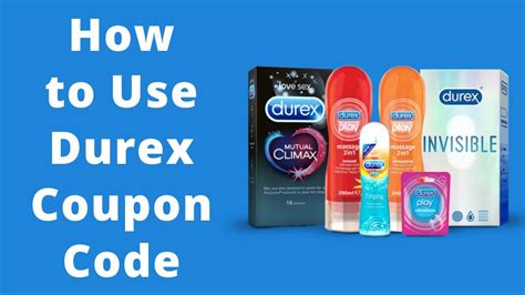 how to use durex coupon code youtube