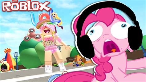 Pinkie Pie Plays Roblox 🍉 Chaos And Fidget Spinners Youtube